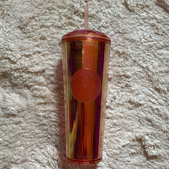 Starbucks 2020 Iridescent Rose Gold Dome Tumbler - Picture 1 of 5